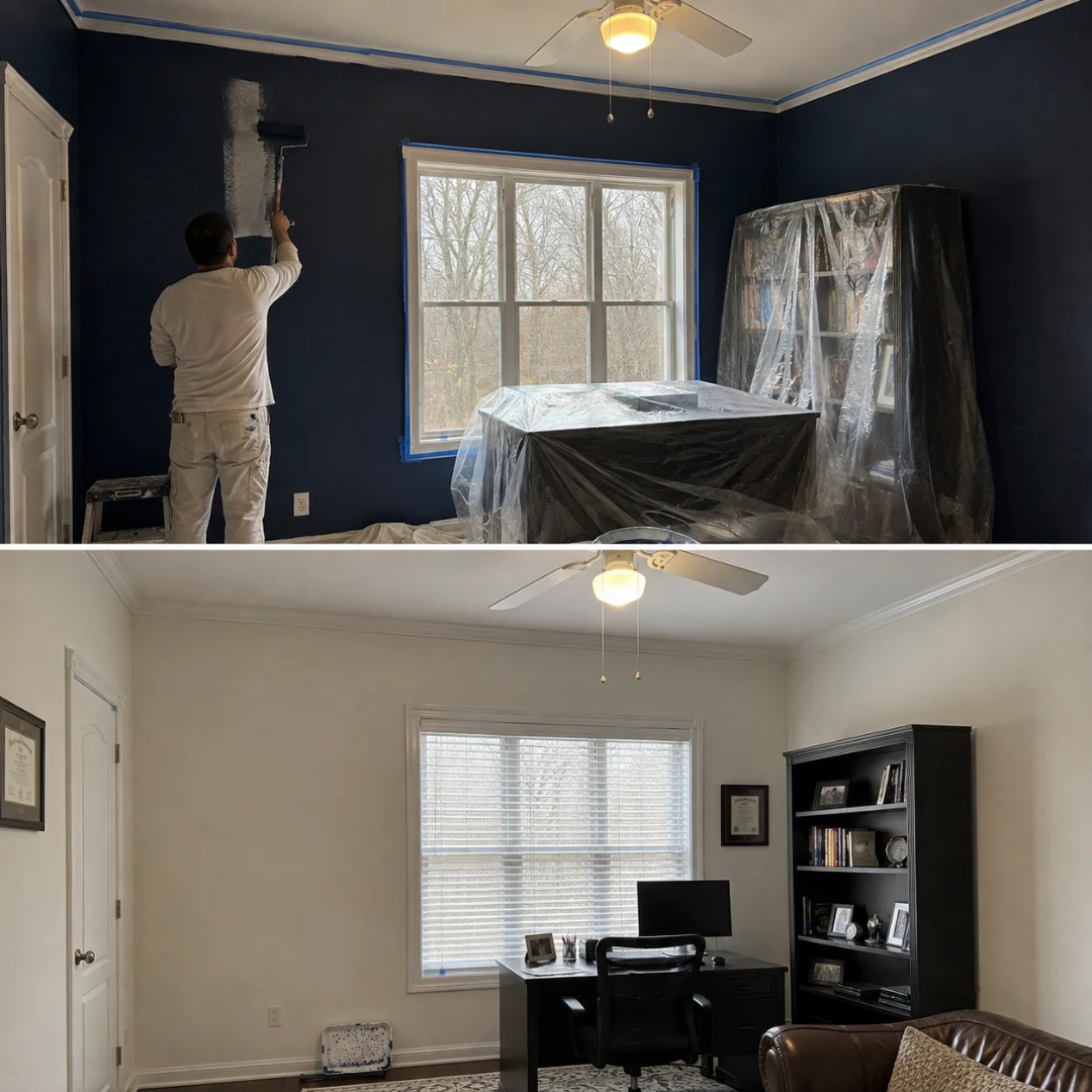 Commercial wallpaper installation in Algonquin IL